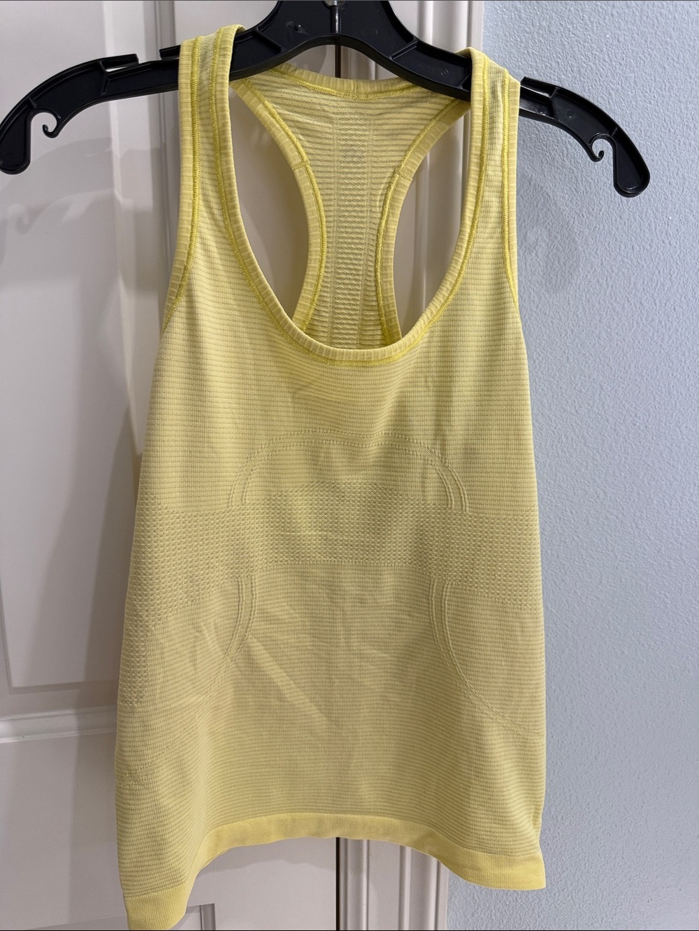 lululemon athletica Yellow Racerback Seamless Tank